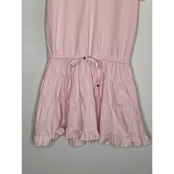 Sundays by Anthropologie Heller Flutter Sleeve Mini Dress Soft Pink Womens Small - Picture 4 of 8